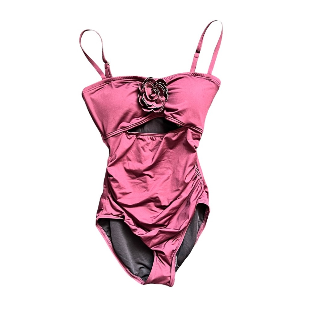 Kate Spade New York Swimsuit 3D Peep Hole Sumatic Cruise Cut Out One Piece NWT S